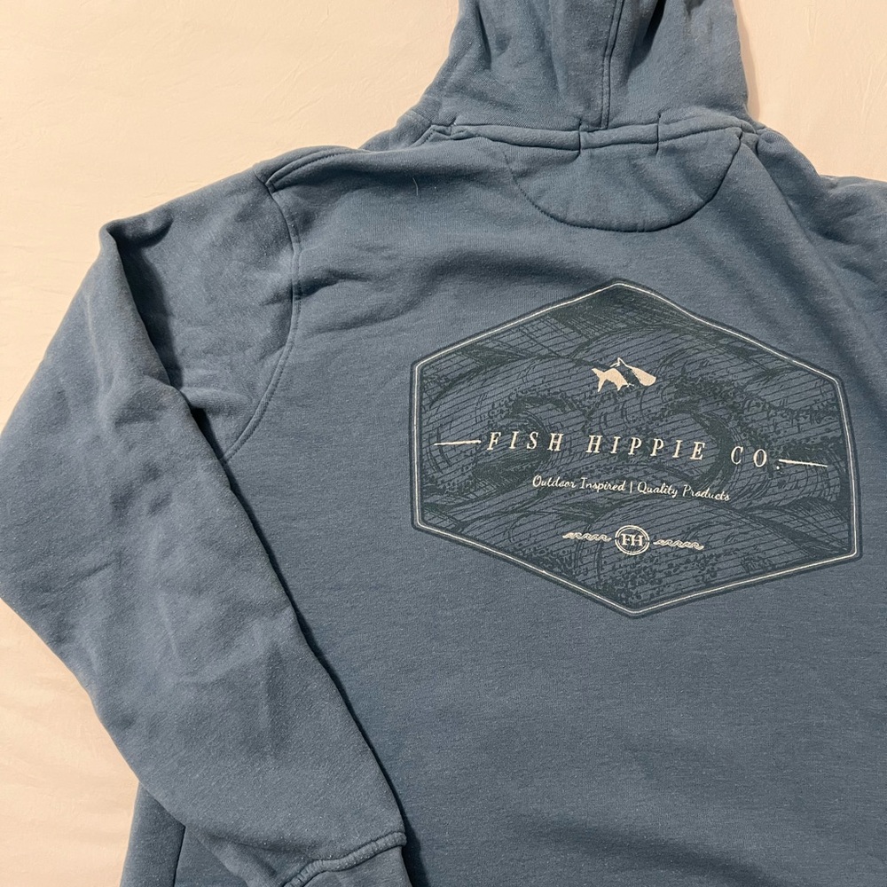 Fish Hippie Hoodie size medium